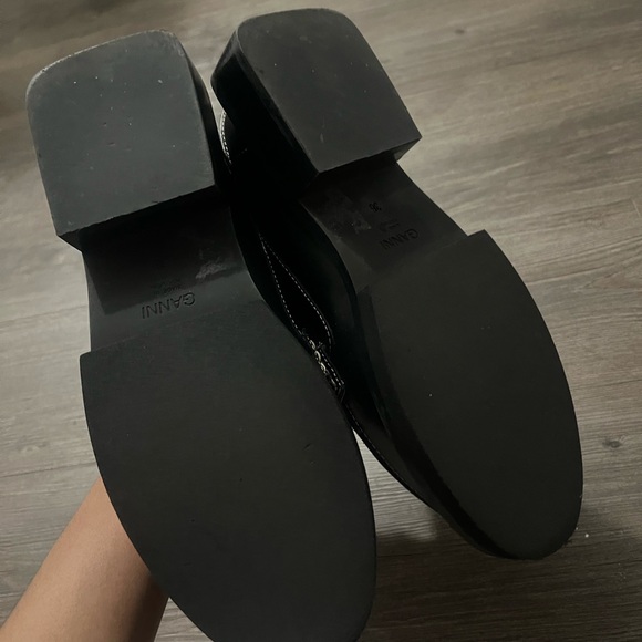 Ganni Crystal Embellished Loafers - Picture 2 of 3